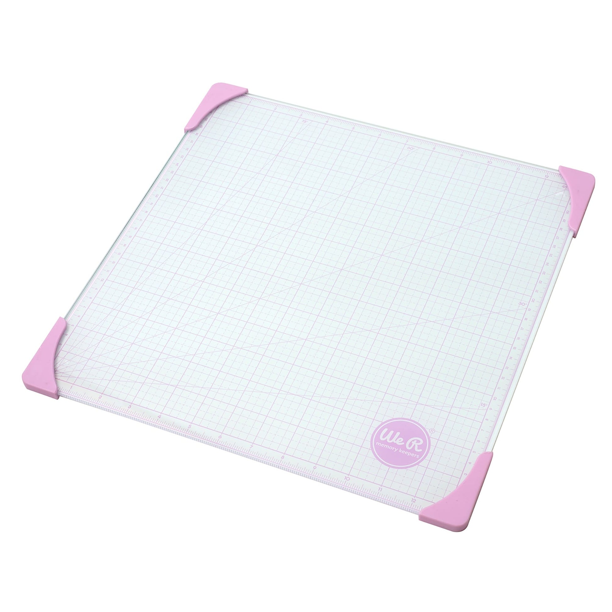 American Crafts Mats & Work Surfaces We R Makers – 13" x 13" Glass Cutting Mat