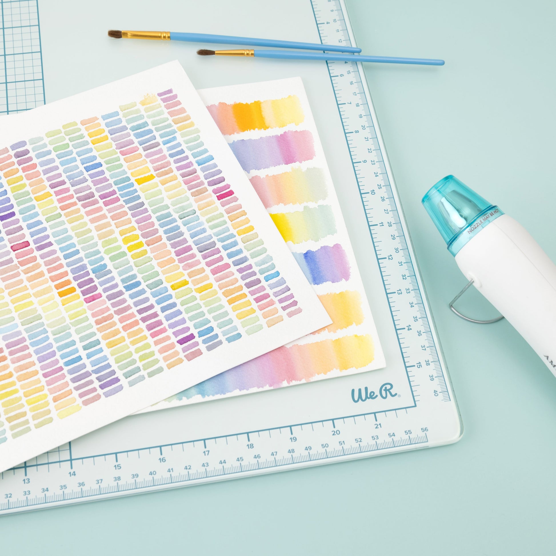 American Crafts Mats & Work Surfaces We R Makers – Glass Cutting Mat – 14" x 14"