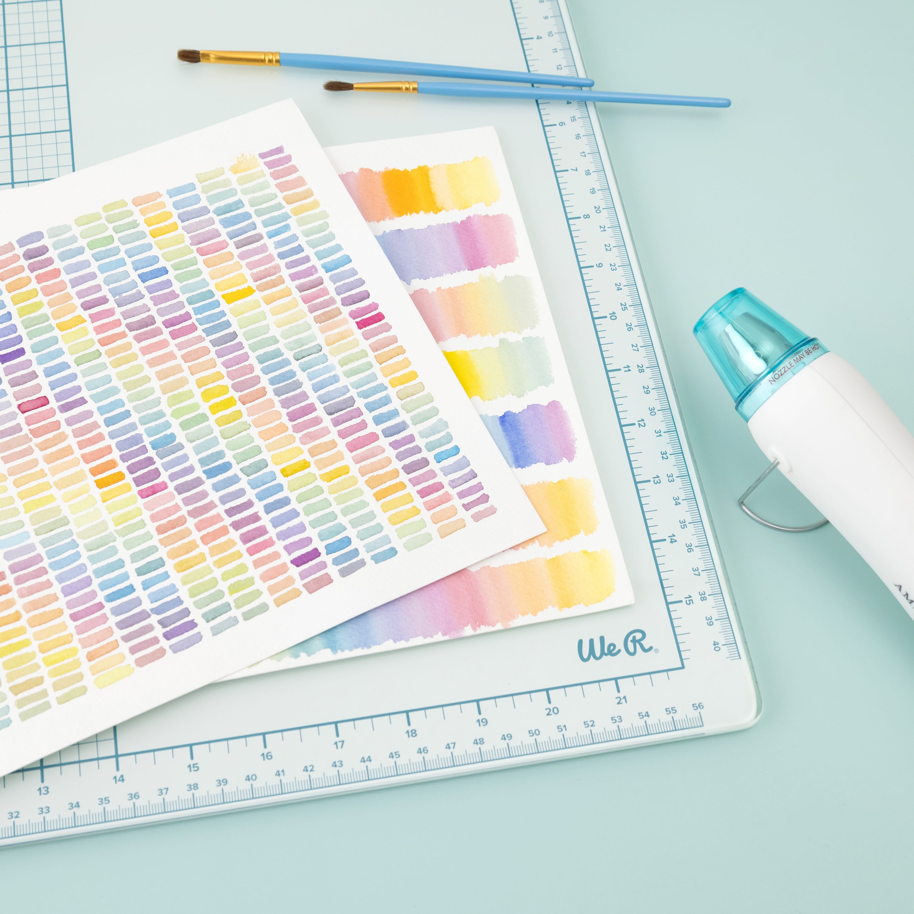 American Crafts Mats & Work Surfaces We R Makers – Glass Cutting Mat – 14" x 14"