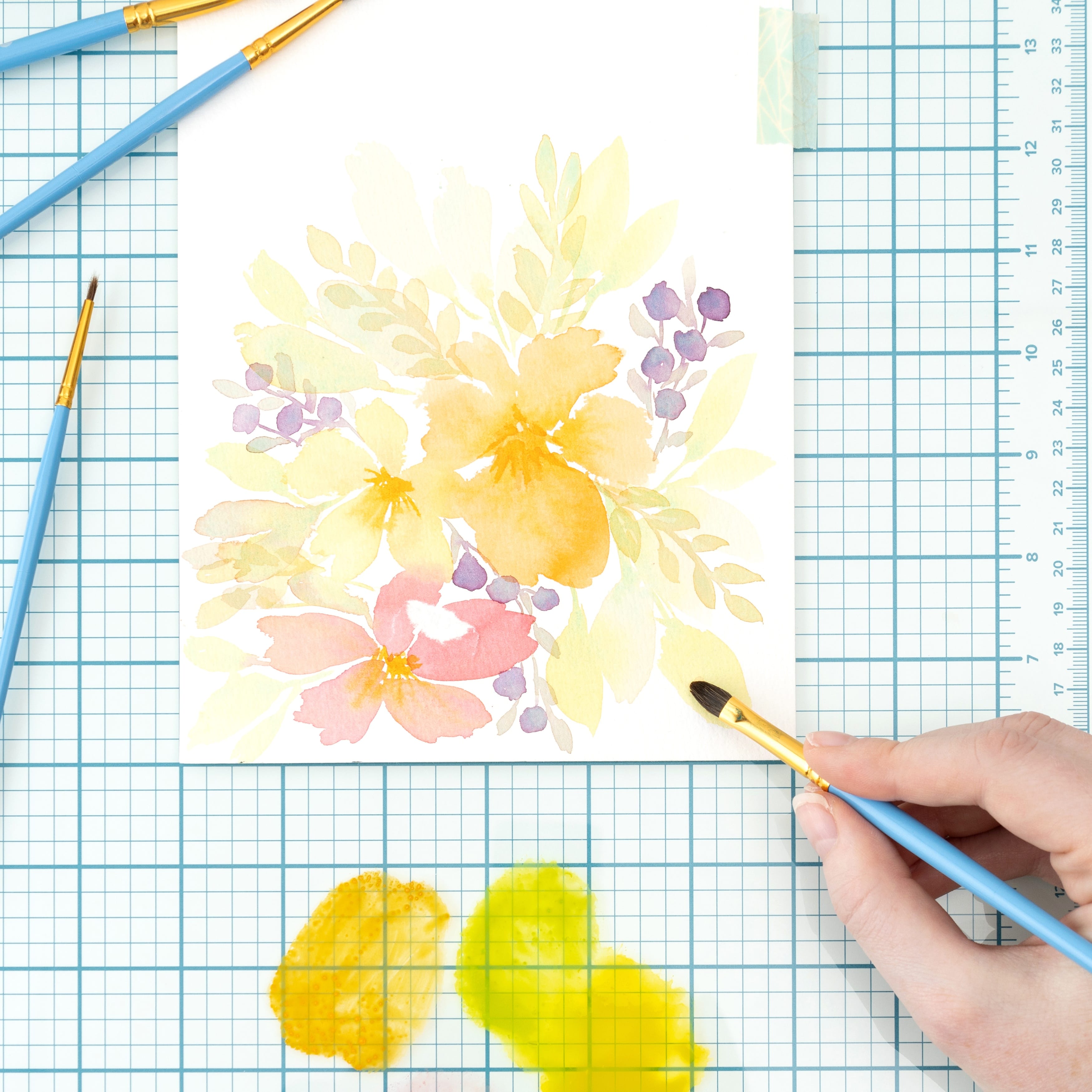 American Crafts Mats & Work Surfaces We R Makers – Glass Cutting Mat – 14" x 14"