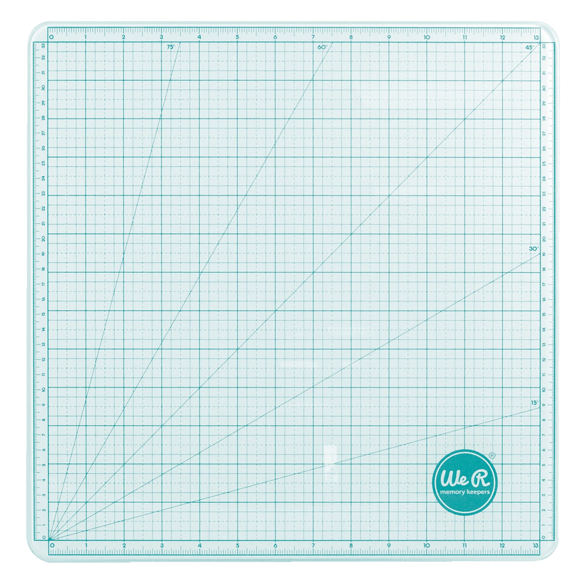 American Crafts Mats & Work Surfaces We R Makers – Glass Cutting Mat – 14" x 14"