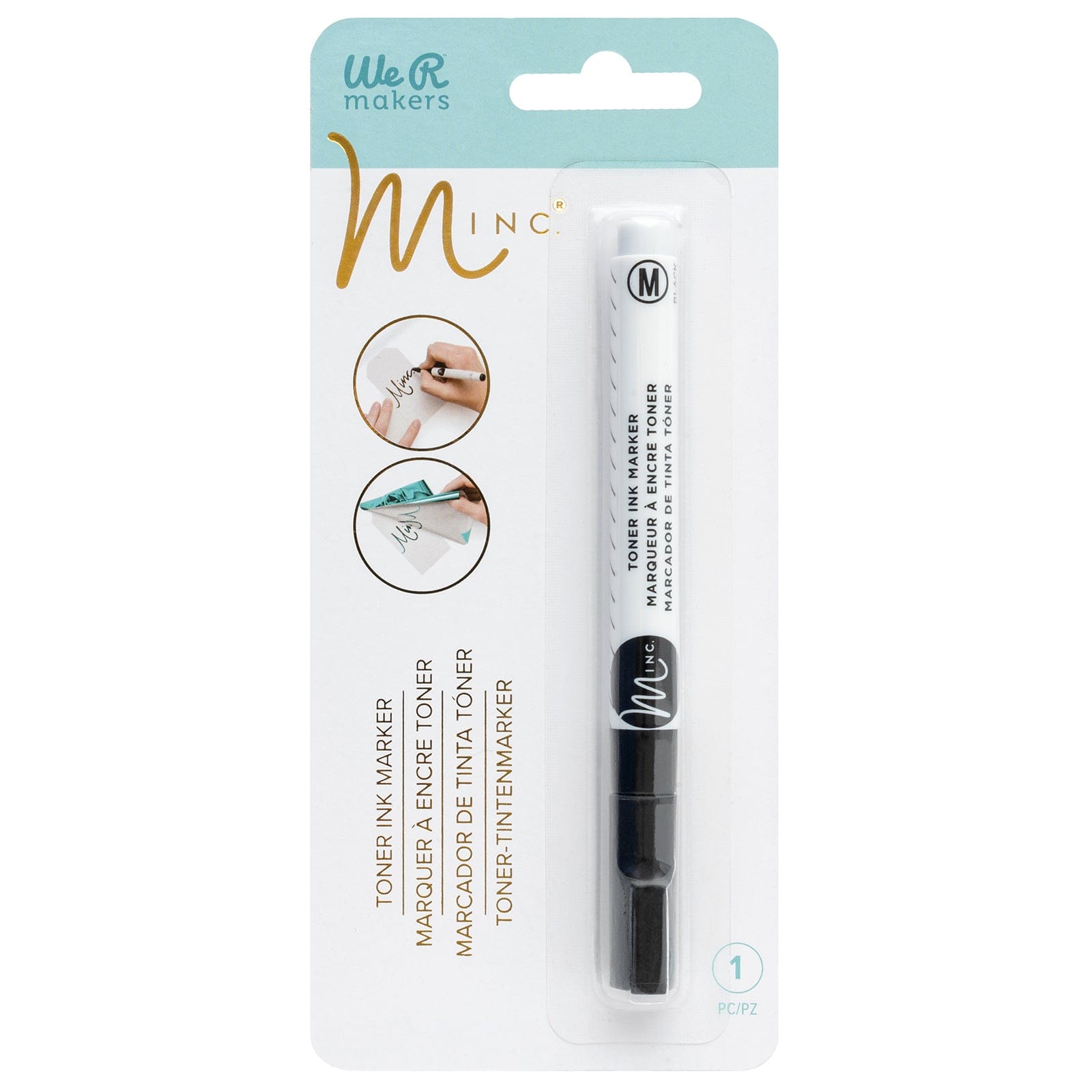 American Crafts Mixed Product Programs We R Minc Toner Pen - Black, Medium Point