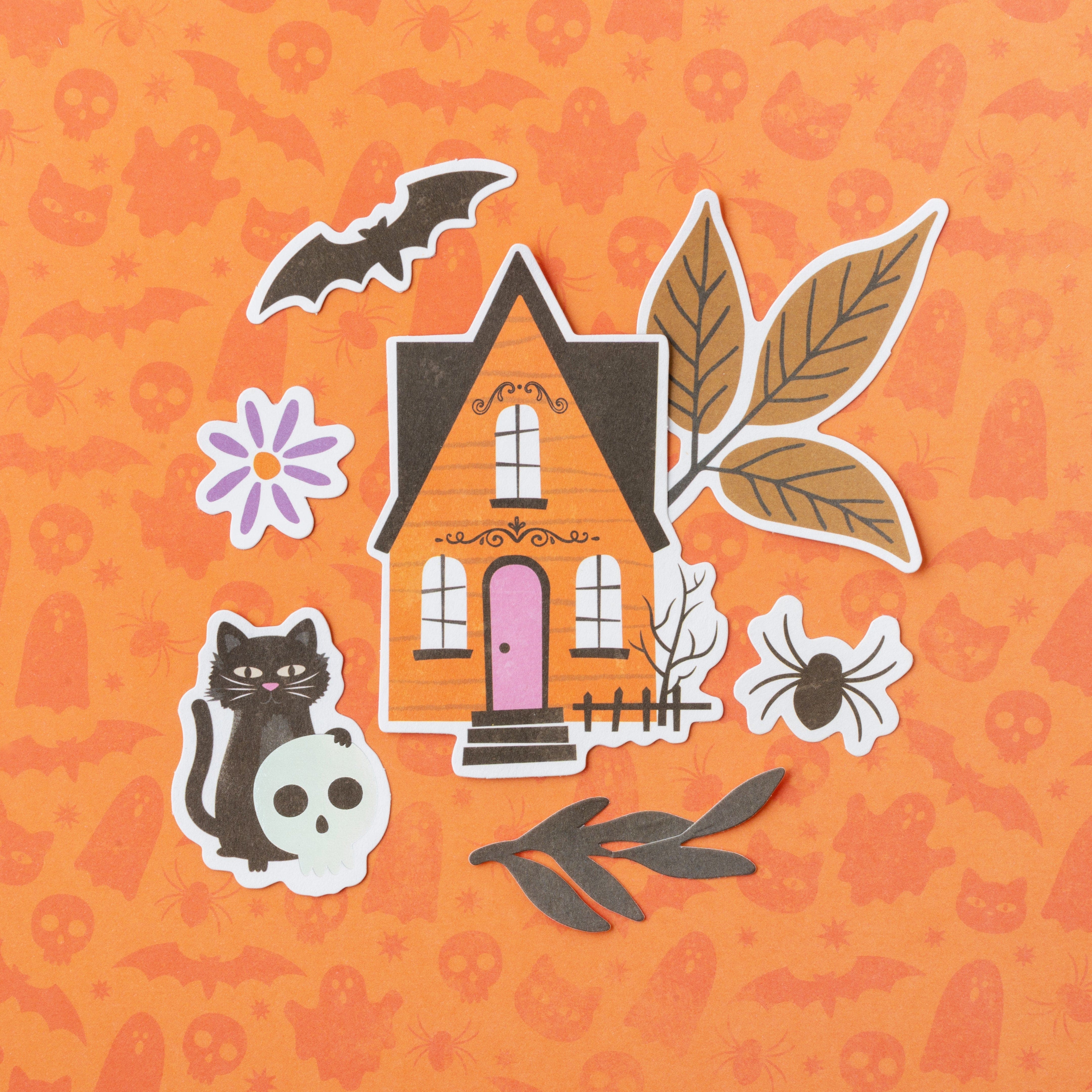 American Crafts Paige Evans Tricks & Treats Ephemera Icons - 316061
