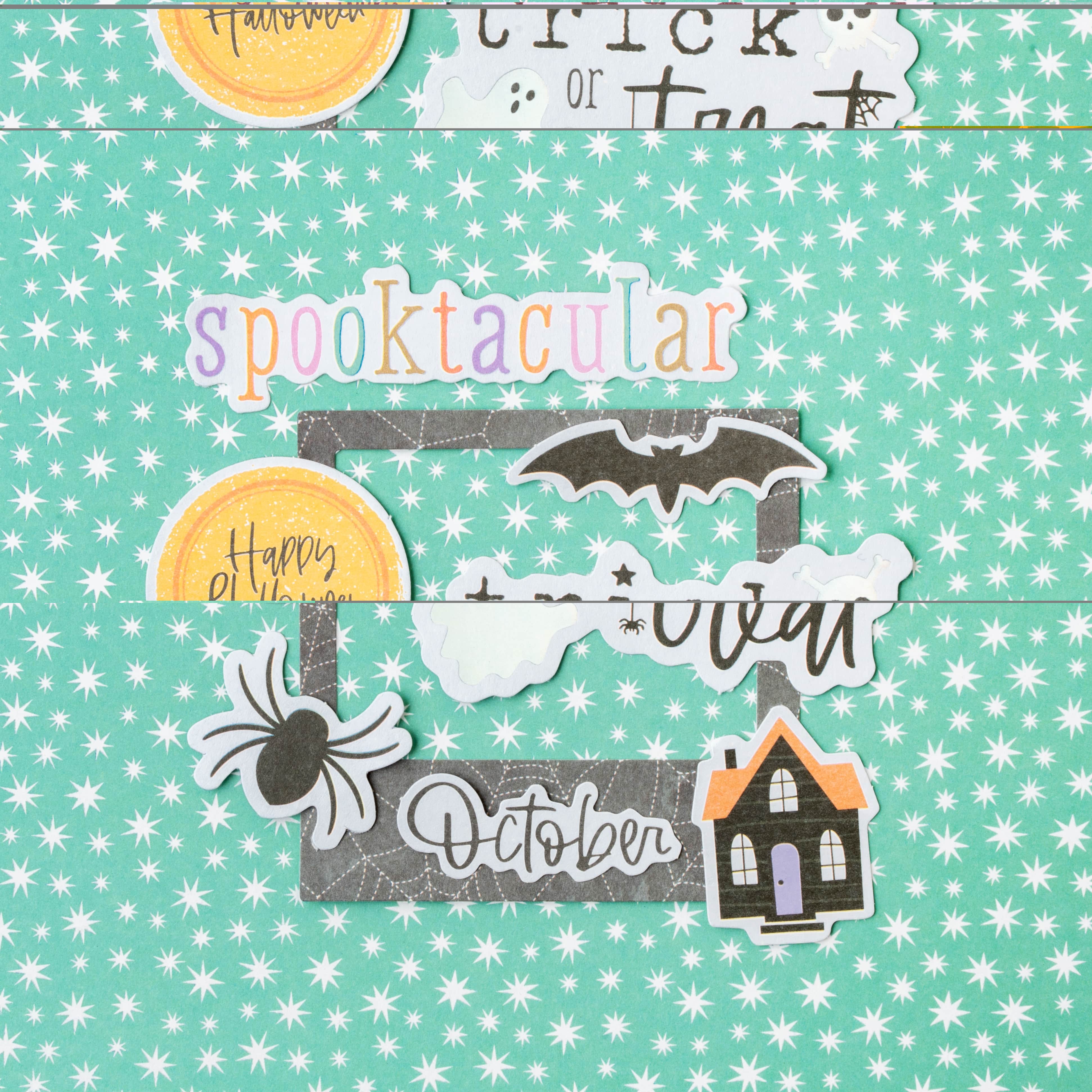 American Crafts Paige Evans Tricks & Treats Ephemera Journaling - 316062
