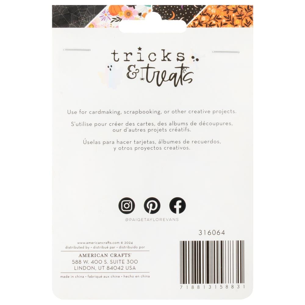 American Crafts Paige Evans Tricks & Treats Sequins And Trims - 316064