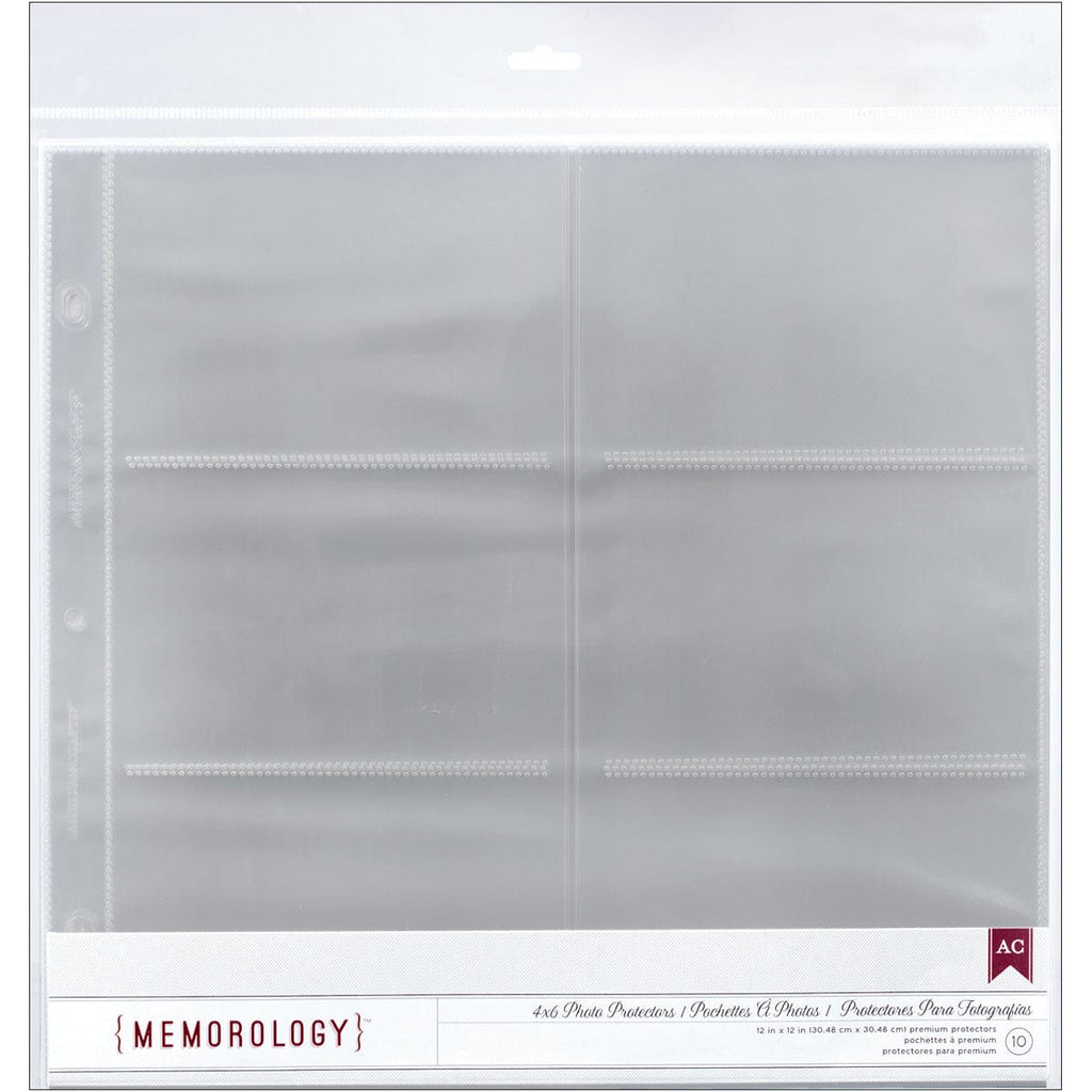 American Crafts Paper Crafts Albums American Crafts Side-Loading Page Protectors 12