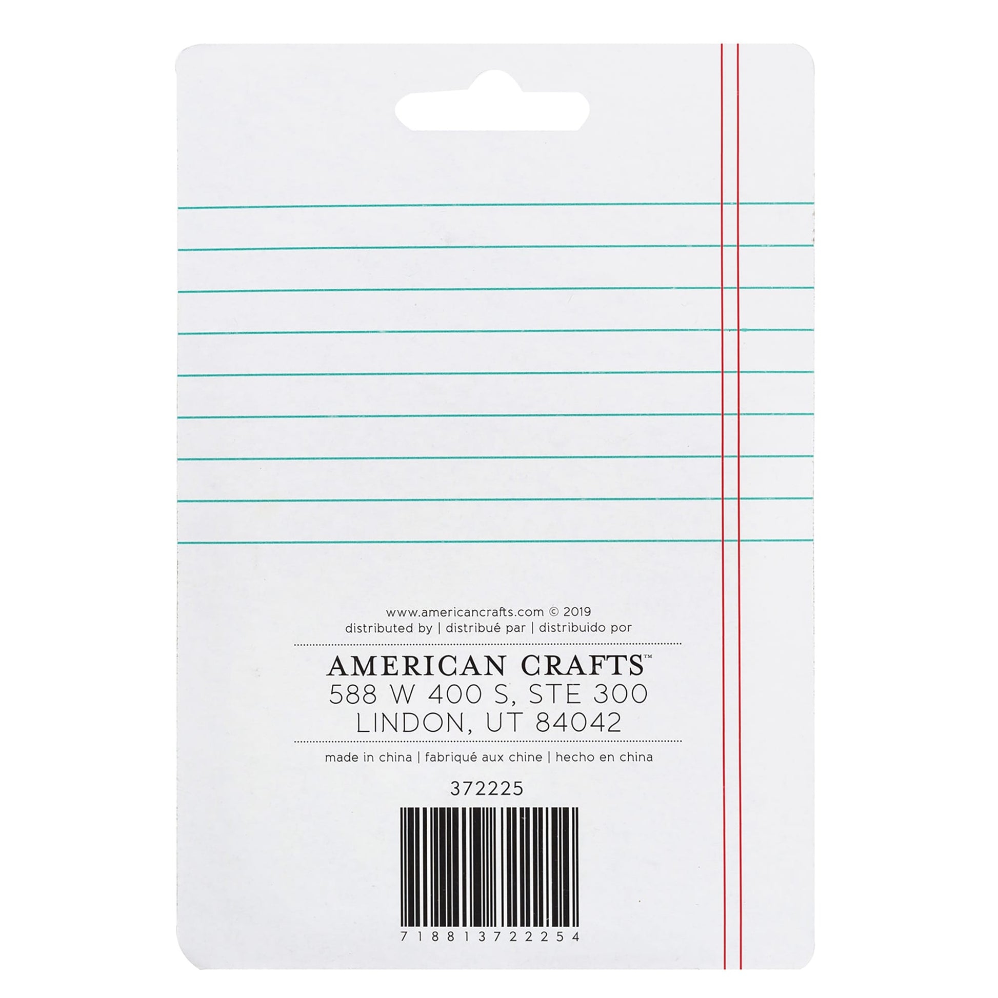 American Crafts School & Office American Crafts – Mini Stapler with Coloured Staples