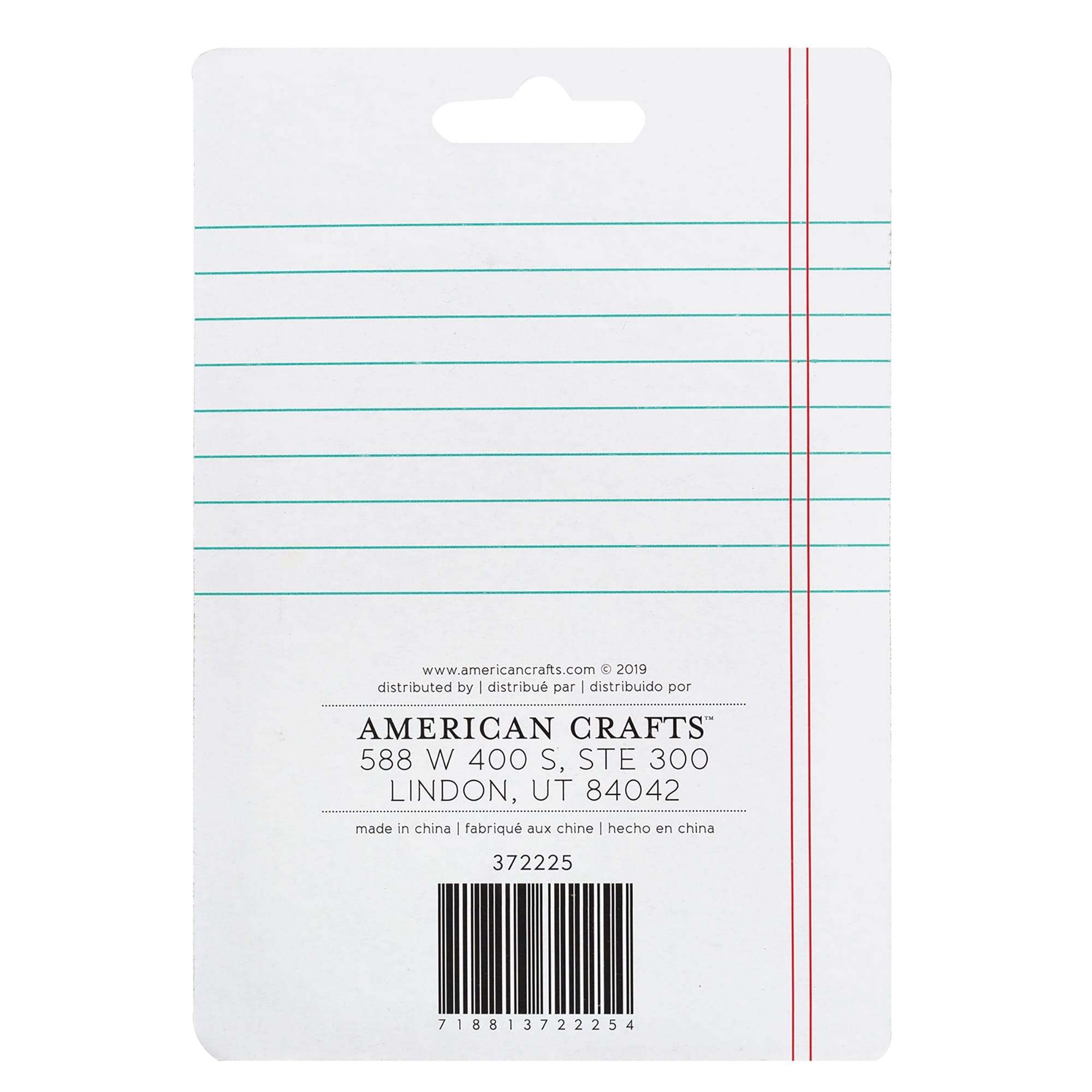 American Crafts School & Office American Crafts – Mini Stapler with Coloured Staples