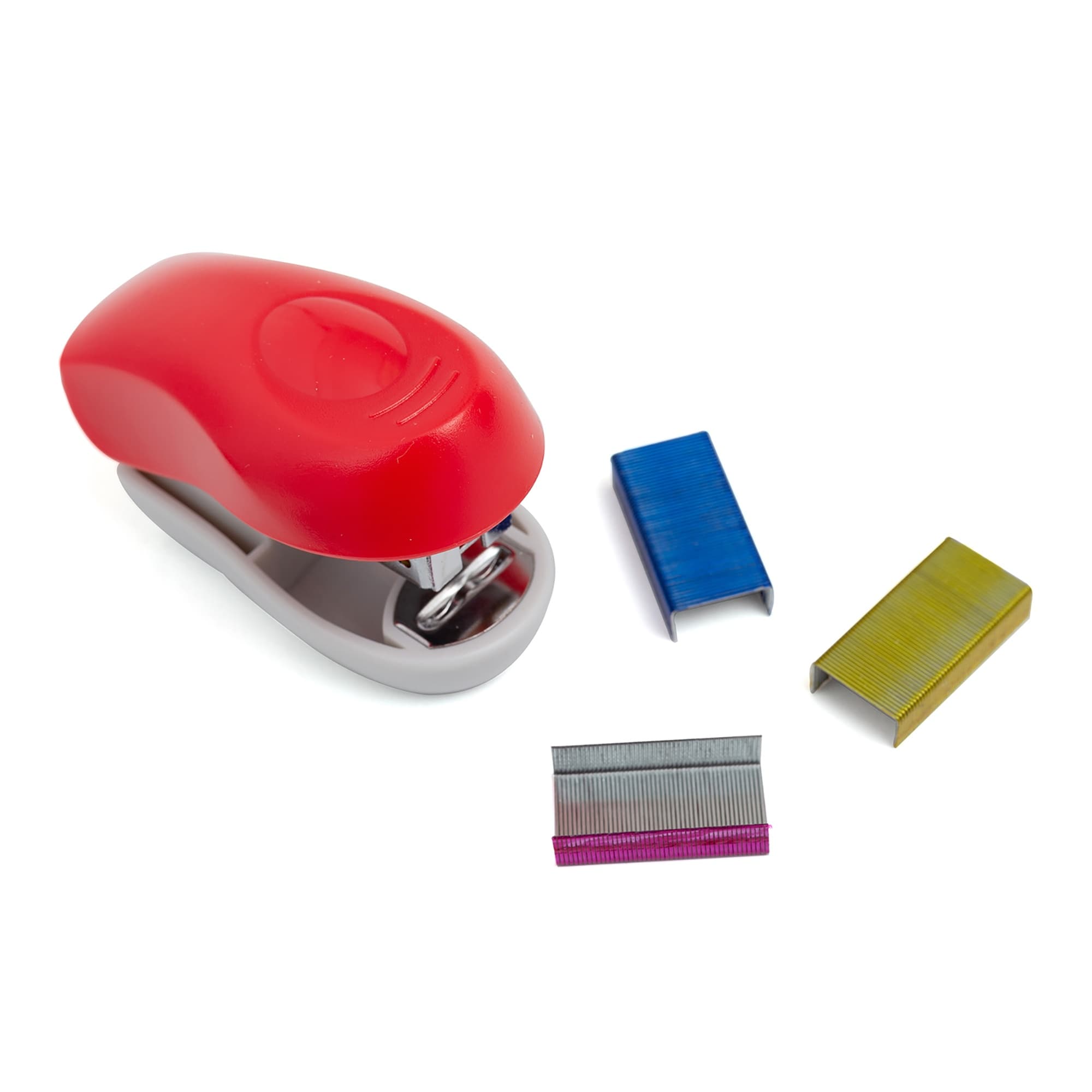 American Crafts School & Office American Crafts – Mini Stapler with Coloured Staples