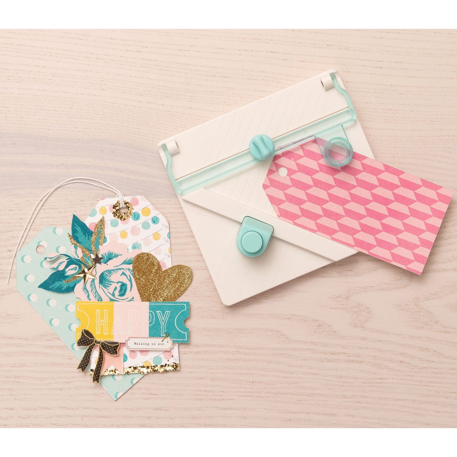 American Crafts Tools We R Makers Tag Punch Board