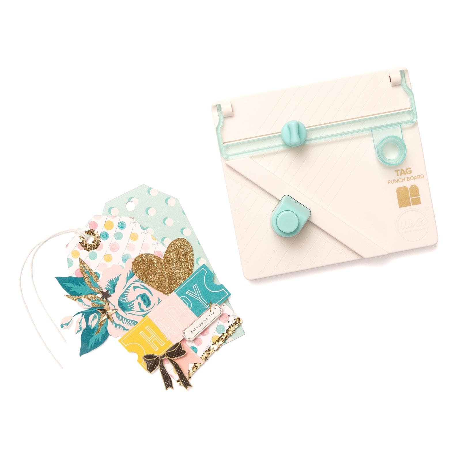 American Crafts Tools We R Makers Tag Punch Board