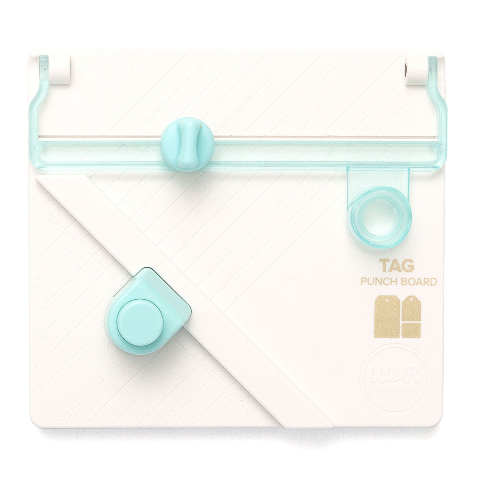 American Crafts Tools We R Makers Tag Punch Board