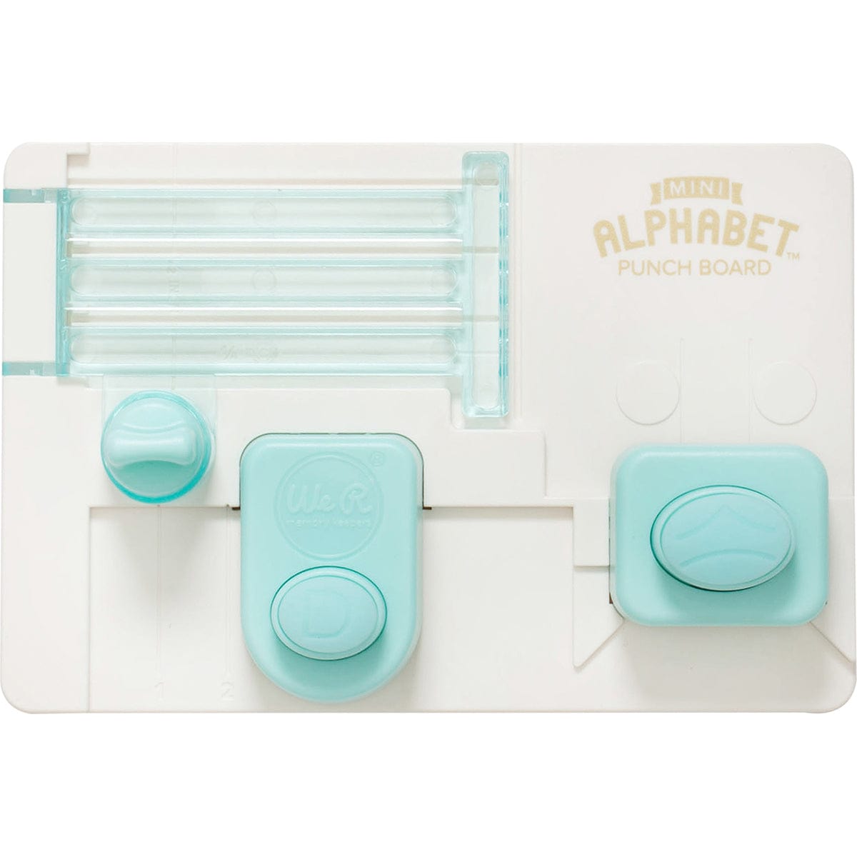 American Crafts Tools We R Punch Board-Mini Alphabet