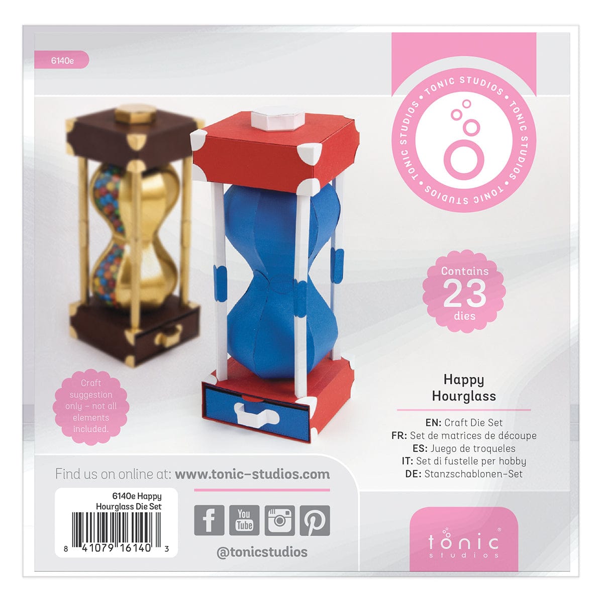 American Crafts UK Happy Hourglass Die Set