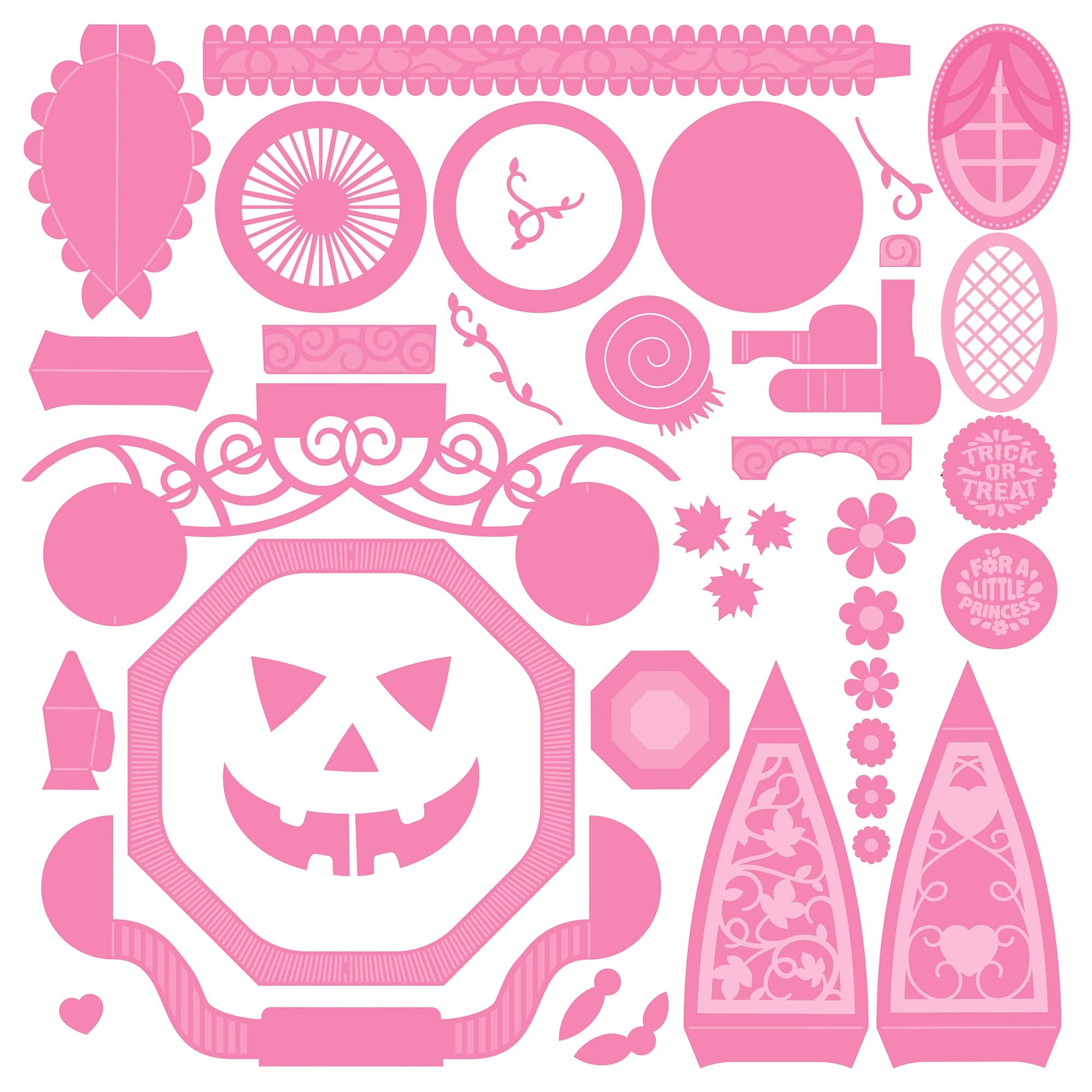 American Crafts UK Pretty Pumpkin Carriage Die Set