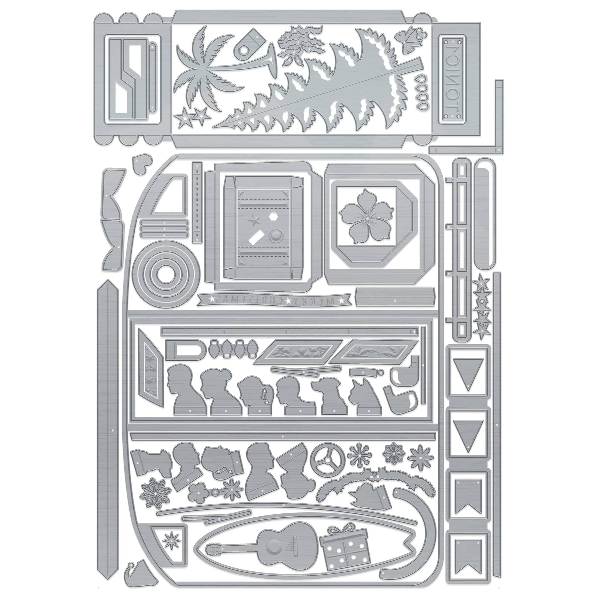 American Crafts UK Tinsel Travel Van Die Set