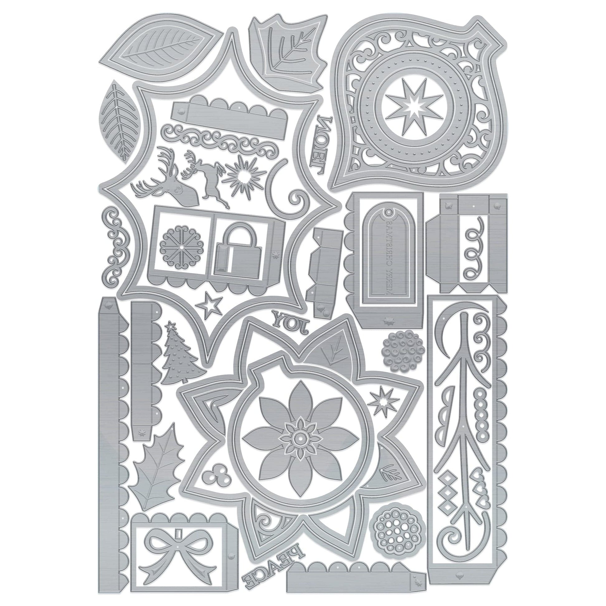 American Crafts UK Yuletide Memories Die Set