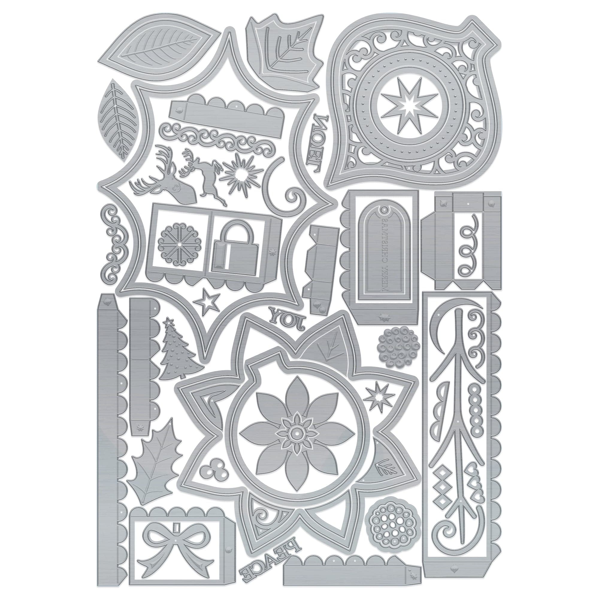 American Crafts UK Yuletide Memories Die Set