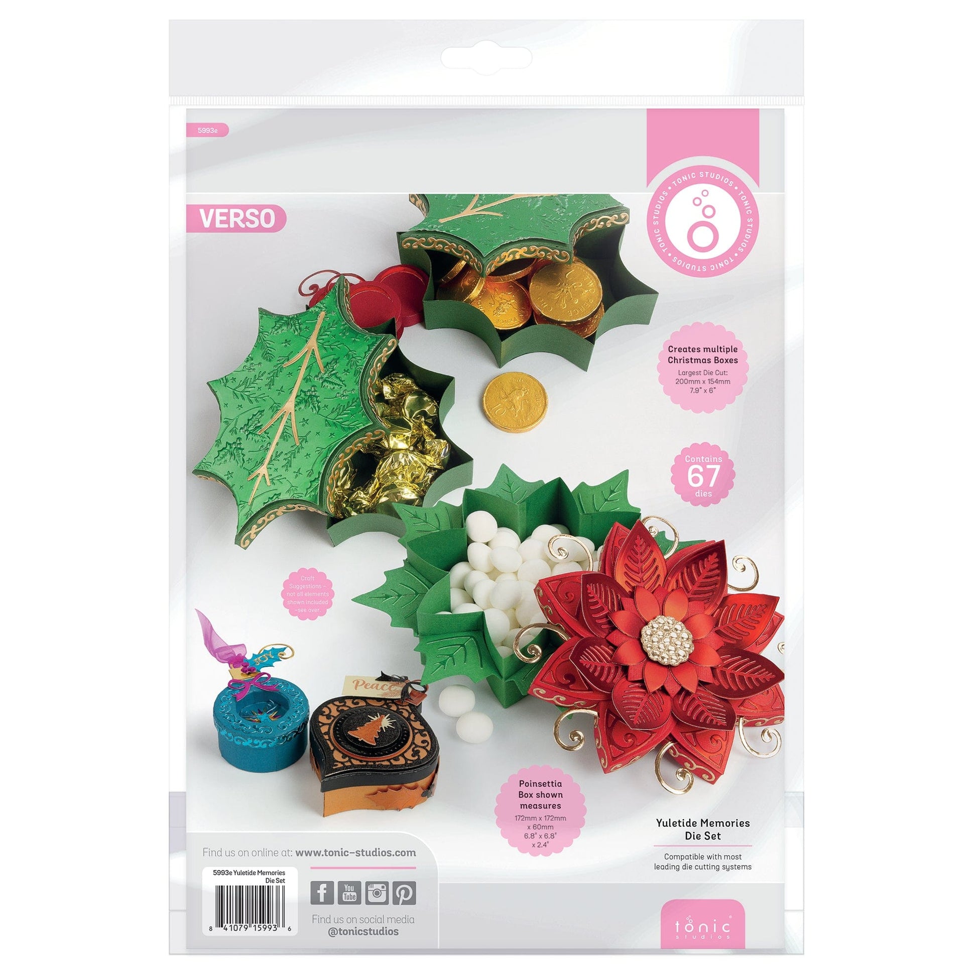 American Crafts UK Yuletide Memories Die Set