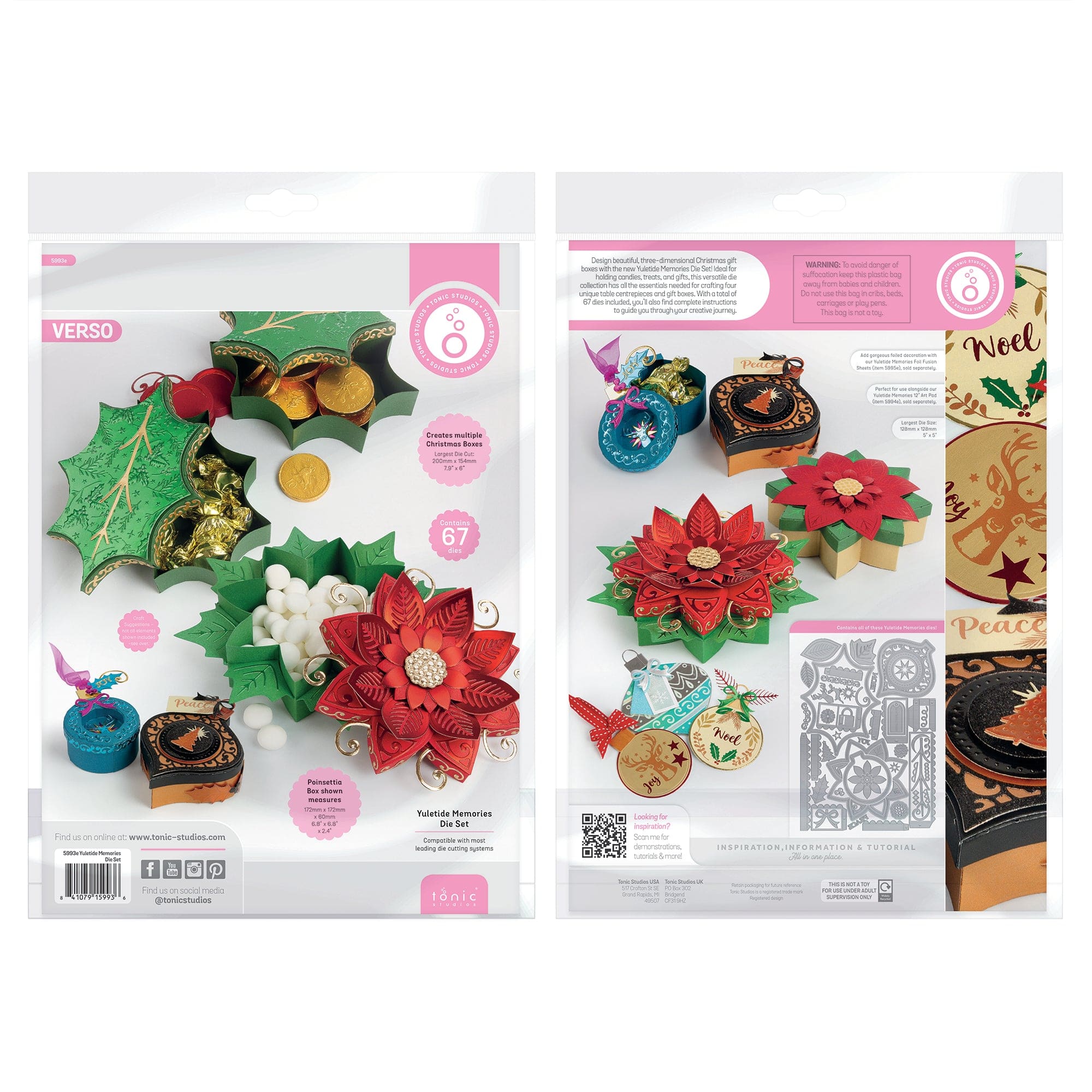 American Crafts UK Yuletide Memories Die Set