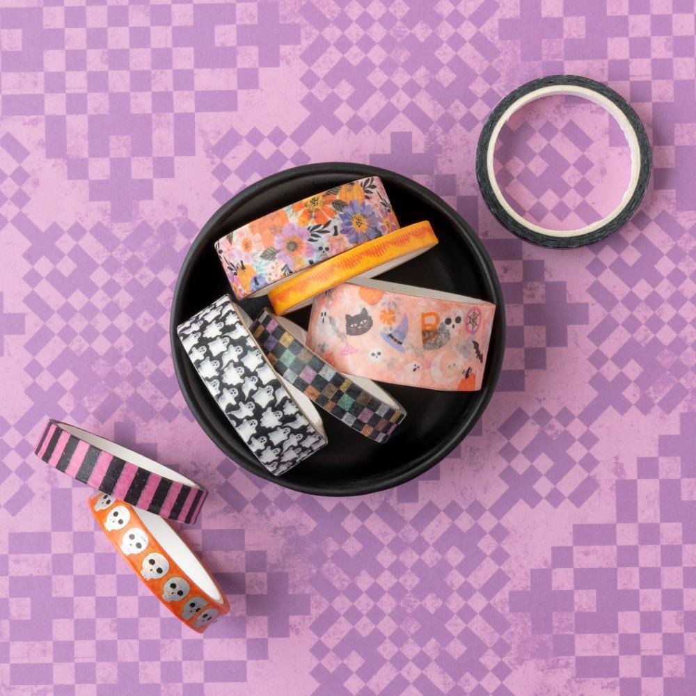 American Crafts Washi Tape Paige Evans - Tricks And Treats Collection - Washi Tape - 8 pcs - 316060