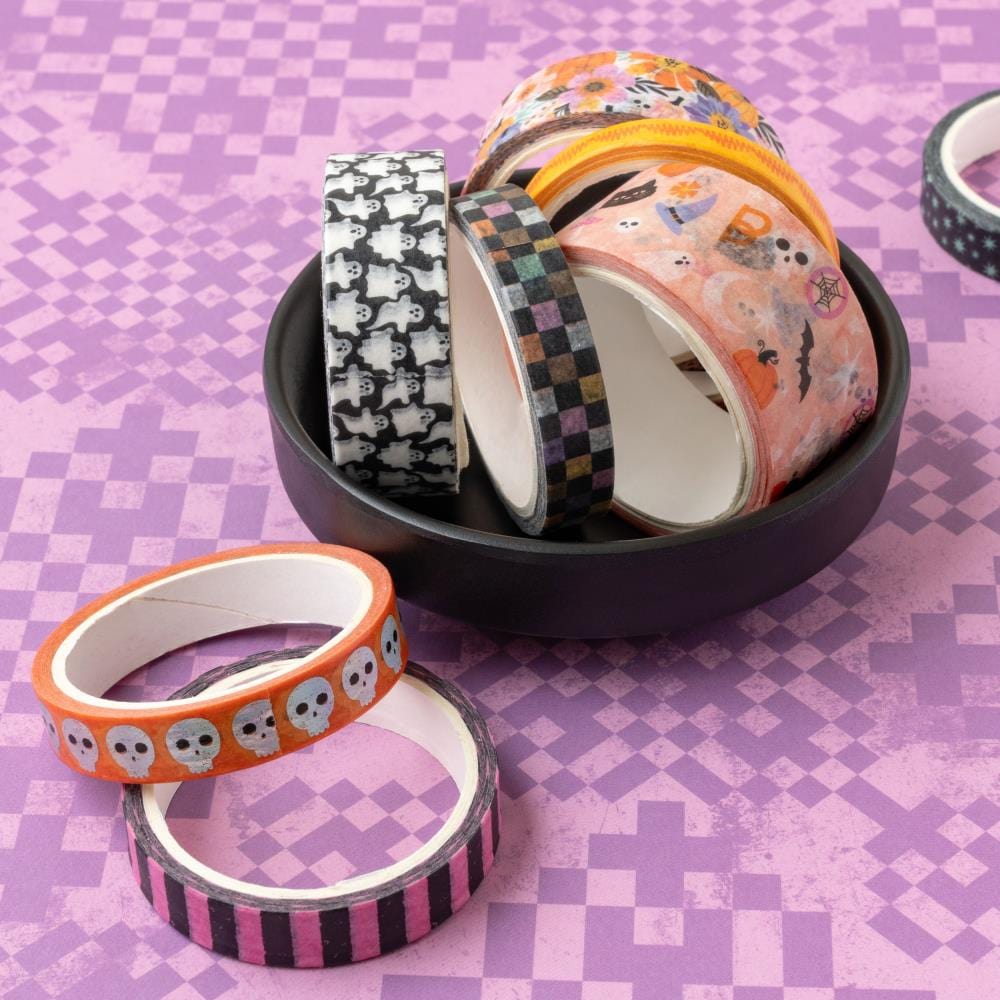 American Crafts Washi Tape Paige Evans - Tricks And Treats Collection - Washi Tape - 8 pcs - 316060