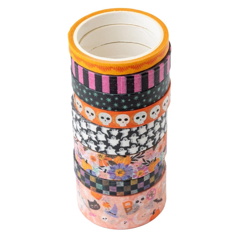 American Crafts Washi Tape Paige Evans - Tricks And Treats Collection - Washi Tape - 8 pcs - 316060