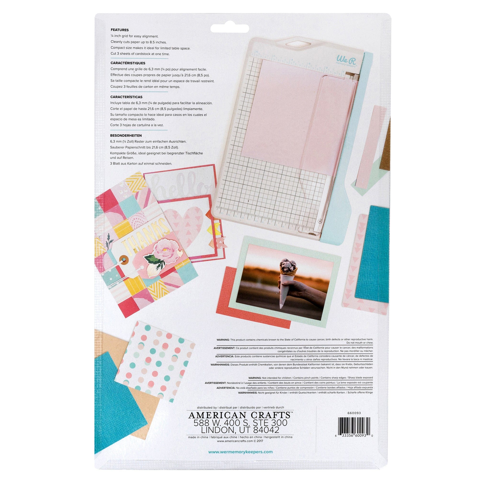Bazzill Tools We R Mini Guillotine Paper Cutter