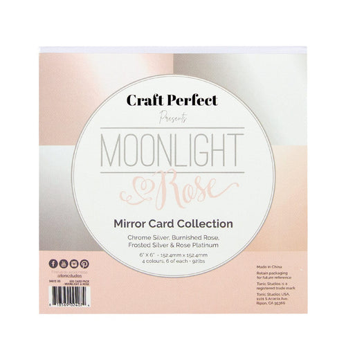 Craft Perfect 6x6 Card Packs Craft Perfect - 6x6 Card Packs - Moonlight Rose - 9407e