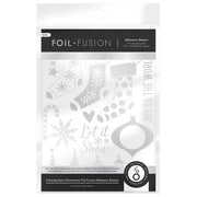 Craft Perfect Adhesives A Candy Cane Foil Fusion Adhesive Sheets - 5543e