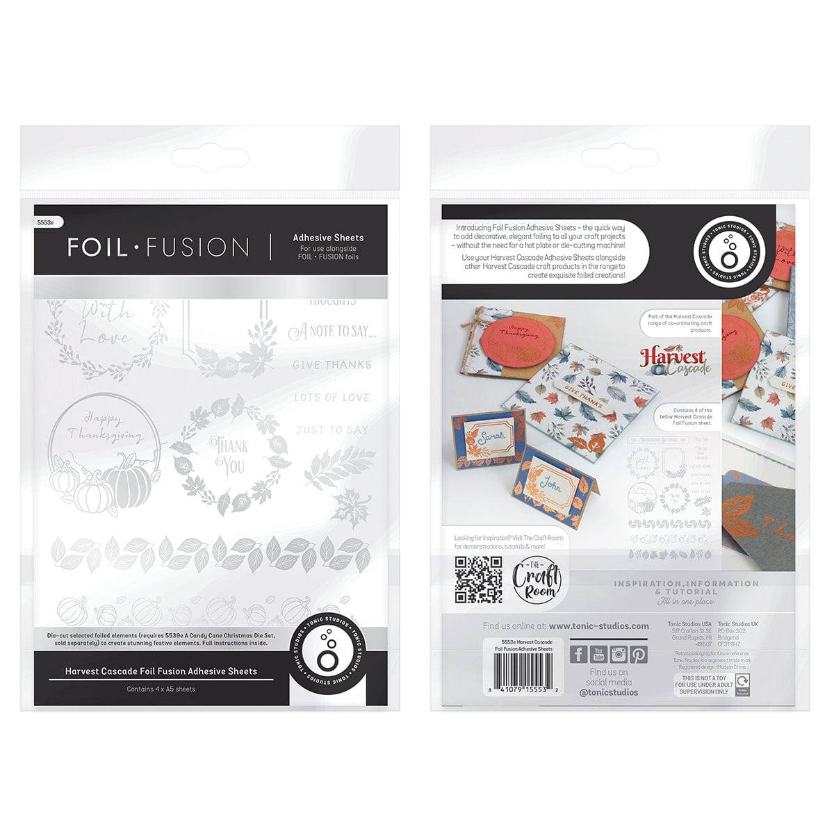 Craft Perfect Adhesives Harvest Cascade Foil Fusion Adhesive Sheets - 5553e