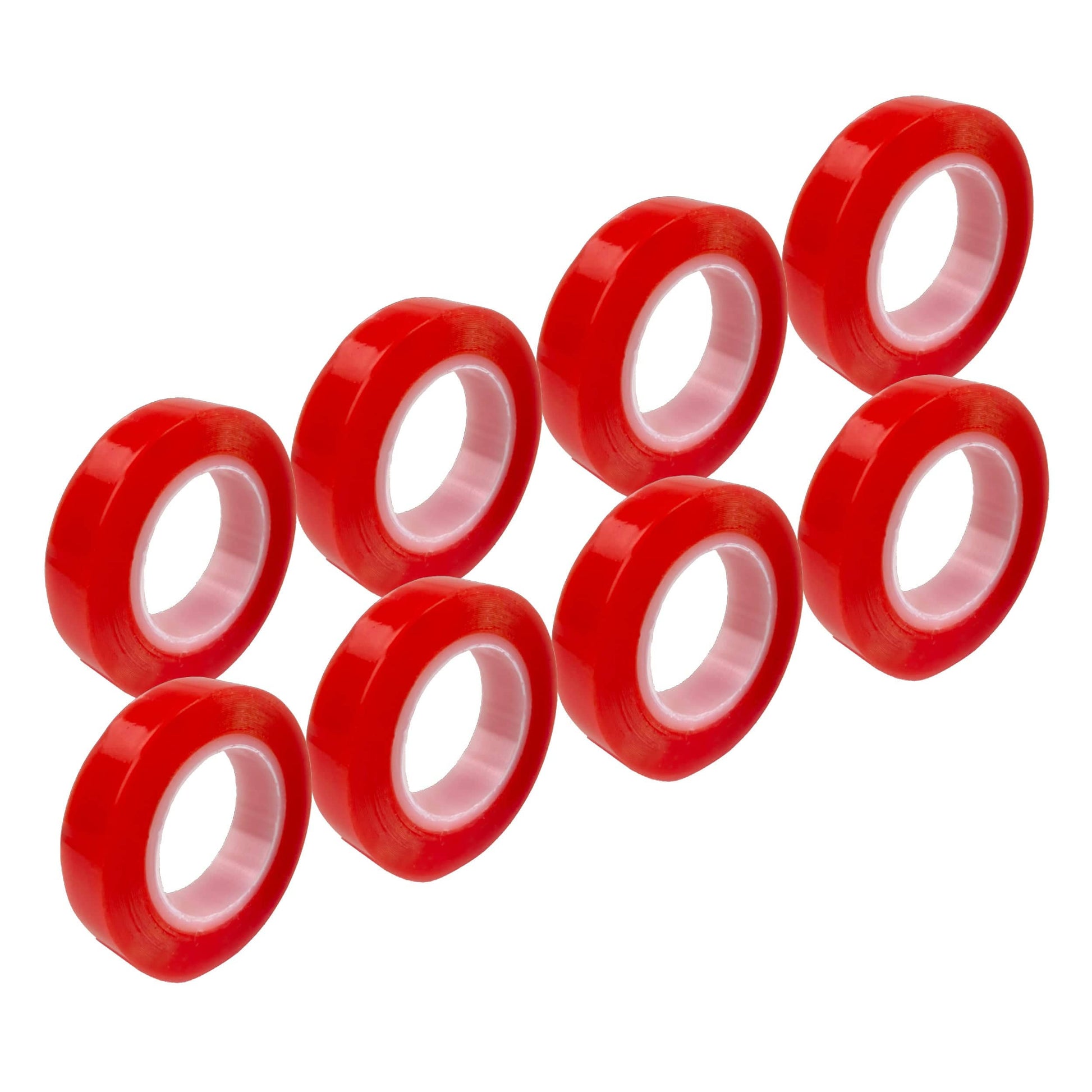 Craft Perfect Adhesives Multipack of 8 - Double Sided Redline Tape - 12mm x 5m - 9733E8