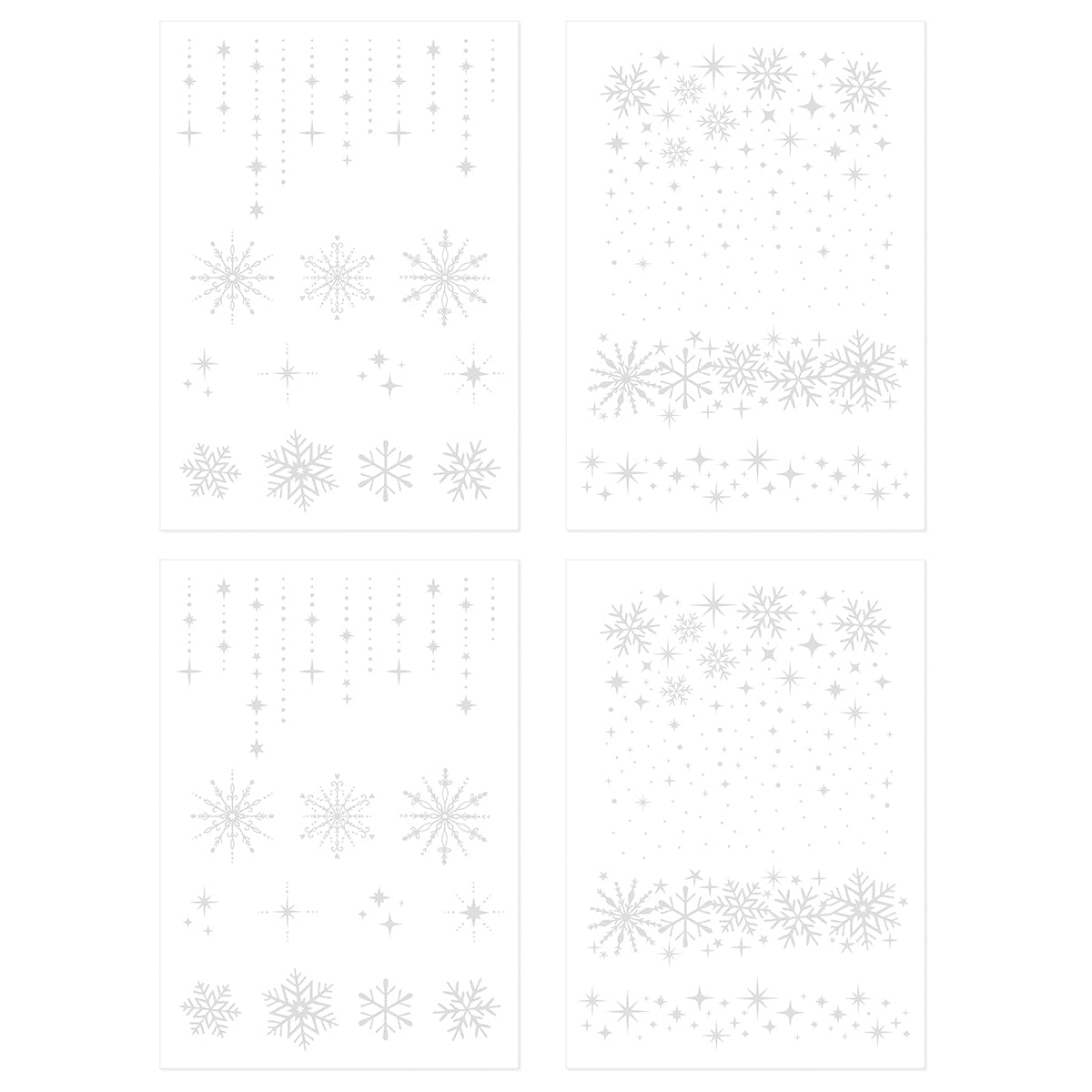 Craft Perfect Adhesives Winter's Veil Foil Fusion Adhesive Sheets - 5573e