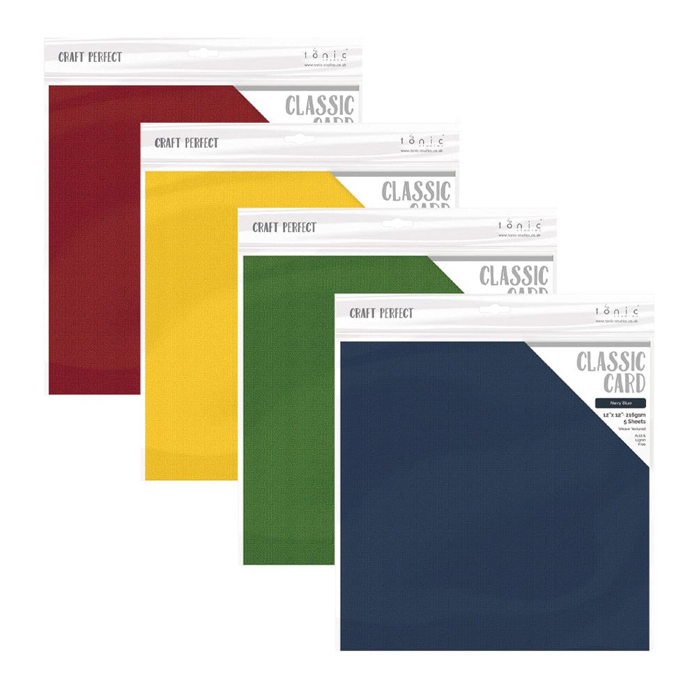 Craft Perfect bundle 12" x 12" Classic Cardstock - Classroom Basics Bundle