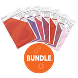 Load image into Gallery viewer, Craft Perfect bundle 70 Sheets - Classic Cardstock - Fuchsia Flower - TT01