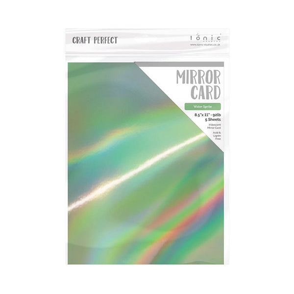 Craft Perfect bundle 8.5" x 11" Iridescent Mirror Card & Storage Box Bundle - USP5