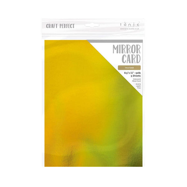 Craft Perfect bundle 8.5" x 11" Iridescent Mirror Card & Storage Box Bundle - USP5