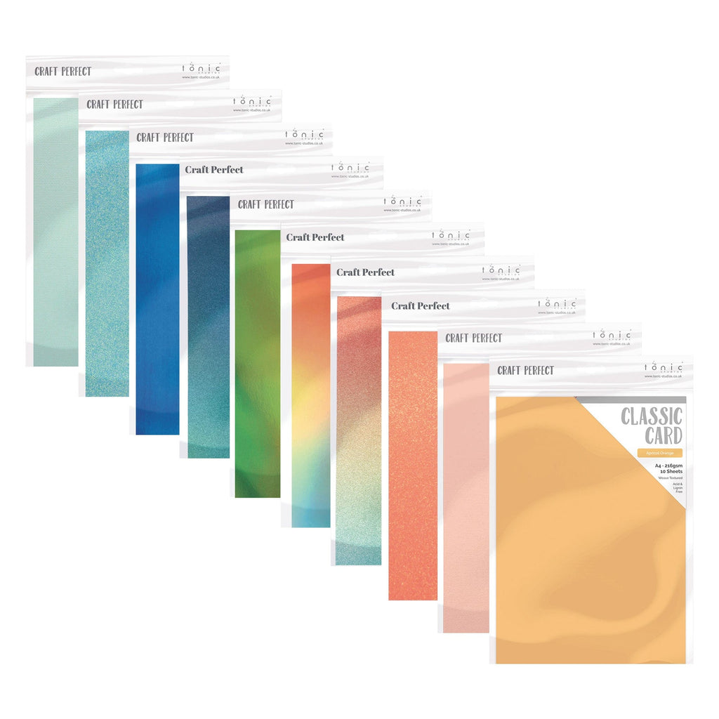 Craft Perfect bundle Craft Perfect Mixed Cardstock - Seashell & Starfish Collection