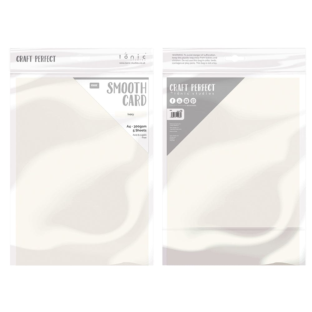 Craft Perfect bundle Craft Perfect - Smooth Card Ivory Bundle - PB13