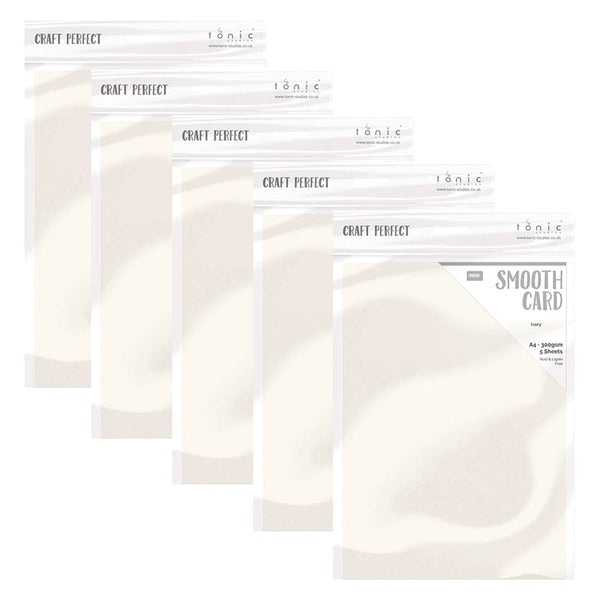 Craft Perfect bundle Craft Perfect - Smooth Card Ivory Bundle - PB13