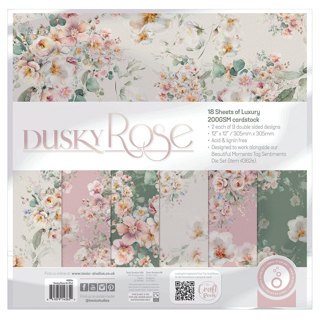 Craft Perfect bundle Dusky Rose Art Pad - 4365e