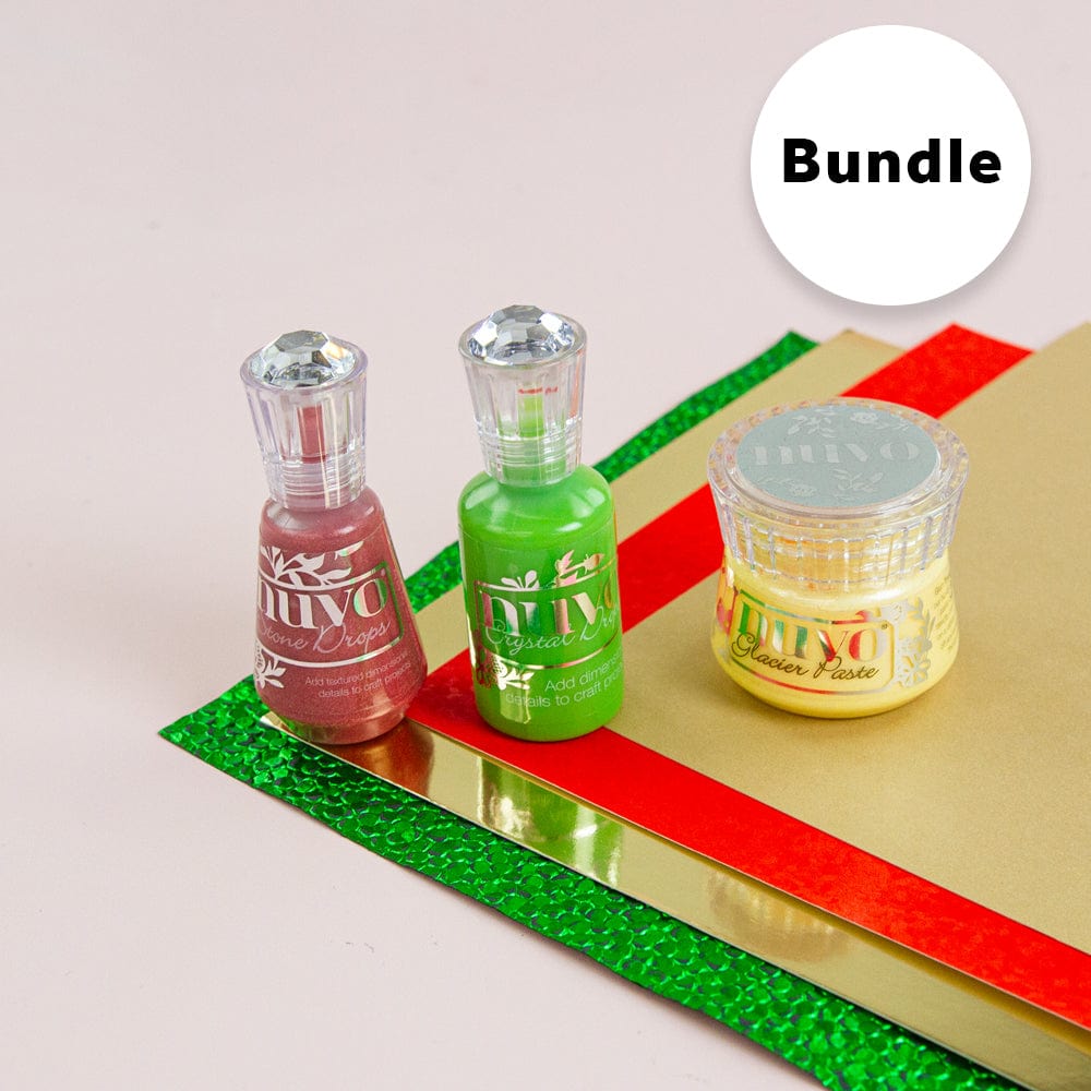 Craft Perfect bundle Mixed Cardstock & Embellishments - Traditional Christmas Bundle - BDAY23-7