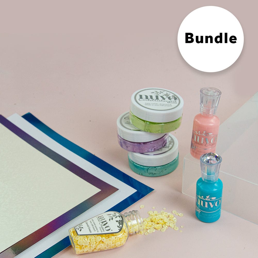 Craft Perfect bundle Mixed Embellishments & Cardstock - Funfetti Bundle - BDAY23-10