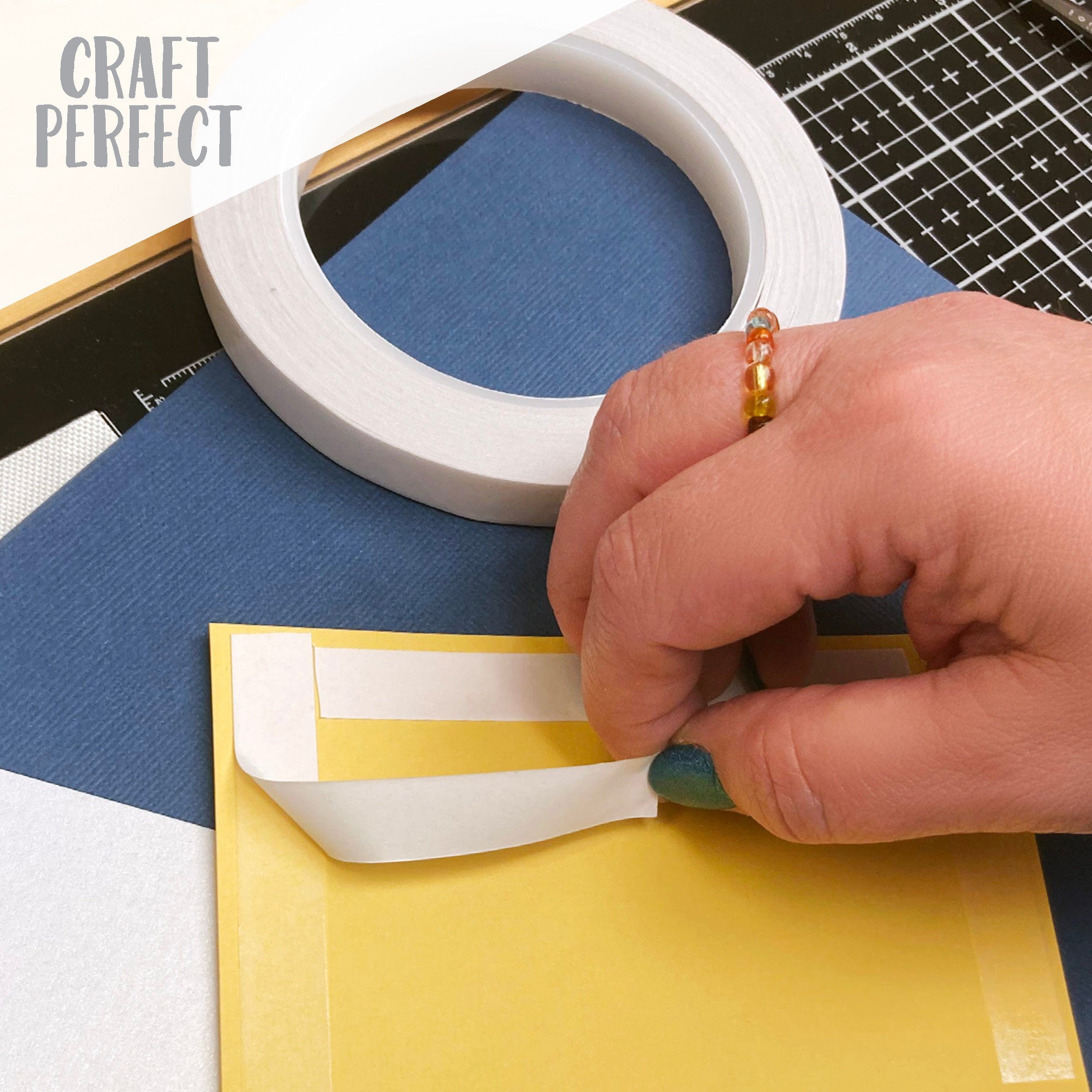 Craft Perfect bundle Multipack of 6 - Double Sided Tissue Tape - 6mm x 25m -9740e6