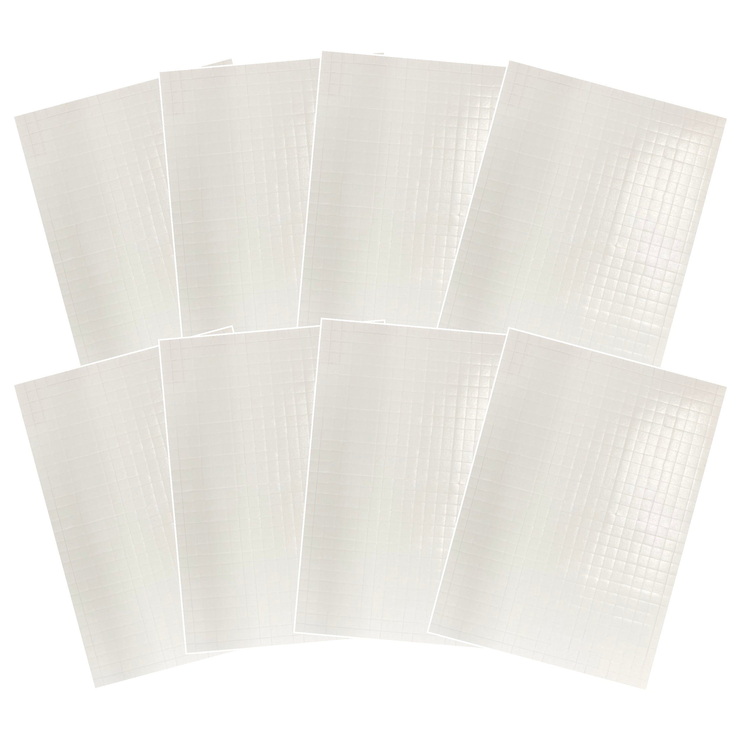 Craft Perfect bundle Multipack of 8 - Dimensional Foam Pads - White - 5mm - 9750e8