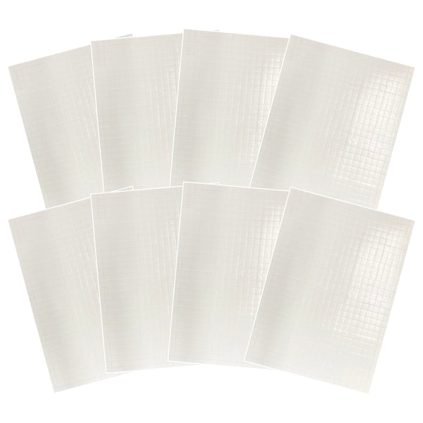Craft Perfect bundle Multipack of 8 - Dimensional Foam Pads - White - 5mm - 9750e8