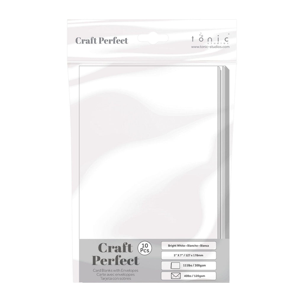 Craft Perfect Card Blanks & Envelopes Craft Perfect - 10 Pack Bright White Card Blanks & Envelopes 5