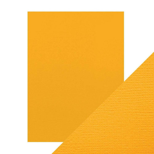 Craft Perfect Classic Card 8.5x11 Amber Yellow Weave Textured Cardstock (10 pack) - 9627e
