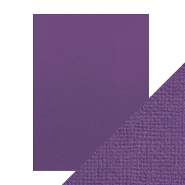 Craft Perfect Classic Card 8.5x11 Amethyst Purple Weave Textured Cardstock (10 pack) - 9655e