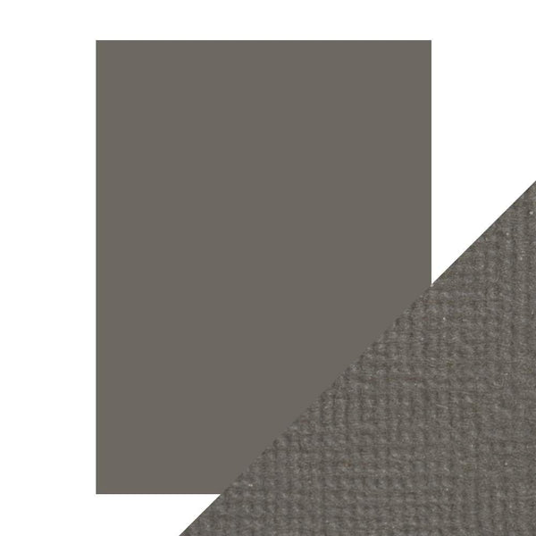 Craft Perfect Classic Card 8.5x11 Pewter Gray Weave Textured Cardstock (10 pack) - 9622e
